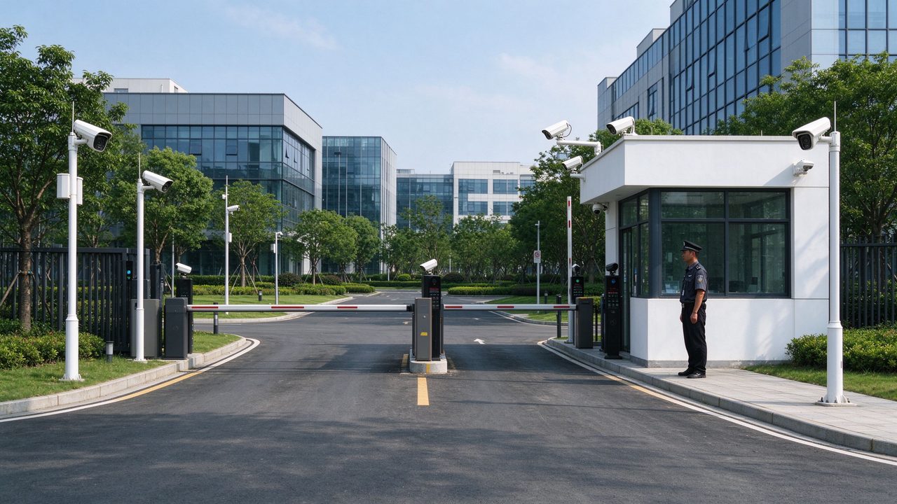 智慧园区周界安防部署实景